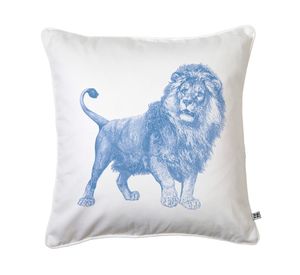 Cojín 45x45 cm Safari león blanco