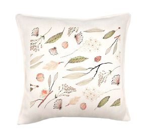 Cojín decorativo Semillas linet crudo 45x45 cm