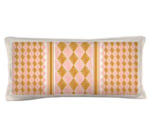 Cojín decorativo Terraflower 3 linet multicolor 70x35 cm