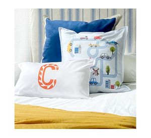 Cojín 45x45 cm Autopista blanco