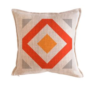 Cojín 45x45 cm Victoria rombo arena