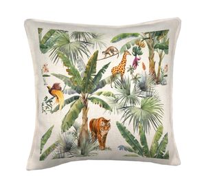 Cojín 45x45 cm África crudo