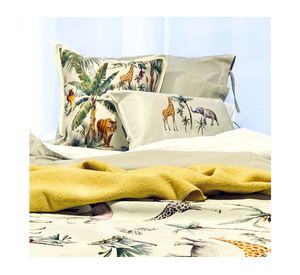 Cojín 45x45 cm África crudo