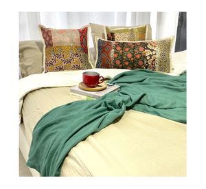 Cojín 45x45 cm Boheme Ana 2 crudo