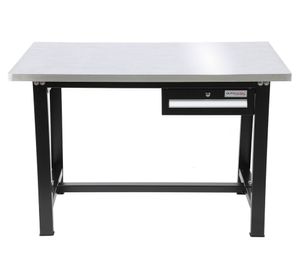 Mesón de trabajo 1 cajón WB4830-Inox negro