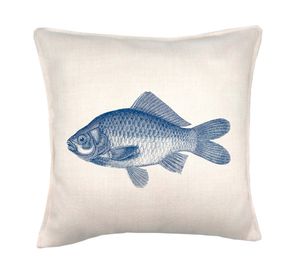 Cojín 45x45 cm Marino pez crudo