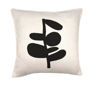 Cojín 45x45 cm Figura fondo 2 crudo