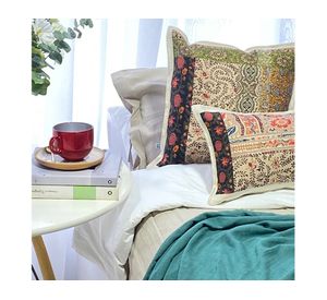 Cojín 45x45 cm Boheme Ana 1 crudo