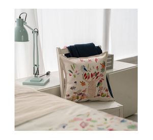 Cojín decorativo Spring linet crudo 45x45 cm