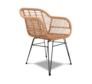 Silla comedor terraza ratán Creta natural