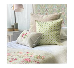 Cojín 45x45 cm Leo verde crudo