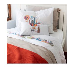 Cojín 50x30 cm Aventura blanco