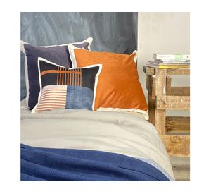 Cojín 45x45 cm Acero crudo