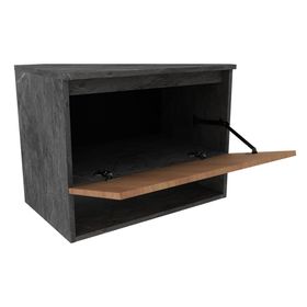 Mueble vanitorio aéreo 43.9 cm BN marengo/almendra