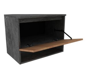 Mueble vanitorio aéreo 43.9 cm BN marengo/almendra