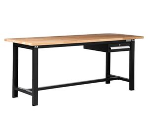 Mesón de trabajo 1 cajón WB7230-WOOD negro