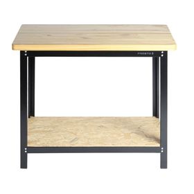 Mesón de trabajo 91517 acero negro