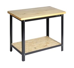 Mesón de trabajo 91517 acero negro