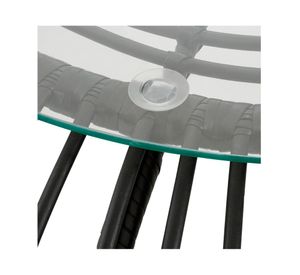 Mesa de centro terraza ratán Creta negro