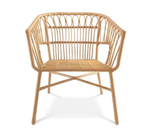 Silla terraza ratán Marathi natural