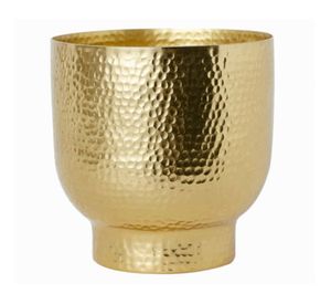 Maceta 16 cm Textura gold