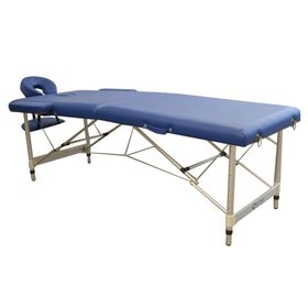 Camilla masajes Aluminio azul