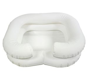 Lavacabeza inflable blanco