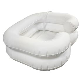 Lavacabeza inflable blanco