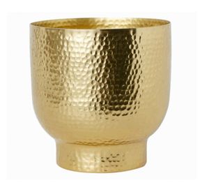 Maceta 20 cm Textura gold