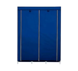 Clóset organizador 3 cuerpos azul 130x45x175 cm