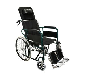 Silla ruedas neurológica acero verde