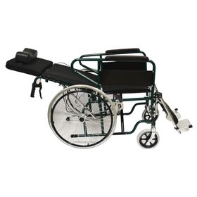 Silla ruedas neurológica acero verde