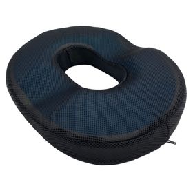 Cojín asiento Memory Foam blue gel negro