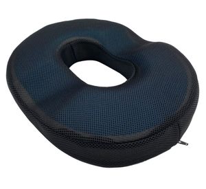 Cojín asiento Memory Foam blue gel negro
