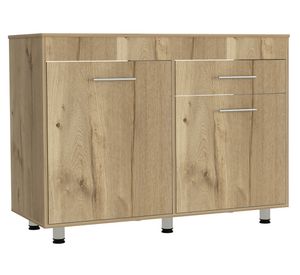 Kit cocina 5 puertas Orion duna, blanco
