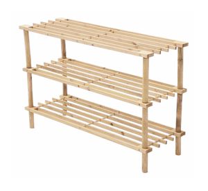 Zapatero organizador 3 Niveles Rectangular 63x25x4 cm