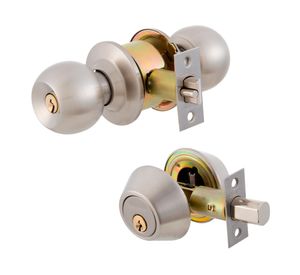 Cerradura + Cerrojo tubular 101 Gris