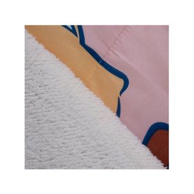 Plumón microfibra sherpa Cow Girl diseño 1.5 plazas