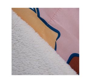 Plumón microfibra sherpa Cow Girl diseño 1.5 plazas