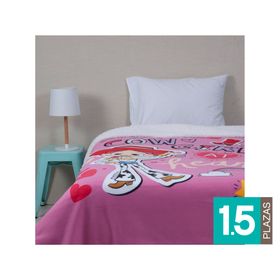 Frazada 1.5 Plazas Cow Girl diseño