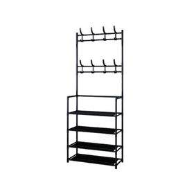 Rack organizador 4 niveles negro