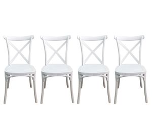 Silla Stack blanco 4 unidades Idetex.