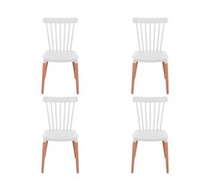 Silla diseño Windsor blanca 4 unidades