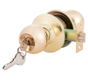 Cerradura cilíndrica 101 Acceso bronce pulido