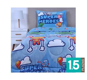 Plumón relleno Kawaii diseño 1.5 plazas