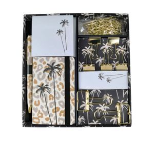 Set libreta + Sticky notes + pins + clips