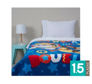 Frazada 1.5 Plazas Paw Patr diseño