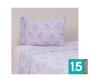 Juego sábanas 1.5 plazas microfibra Together diseño