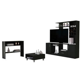 Mesa centro + arrimo + centro ent. Bar Beijing wengue