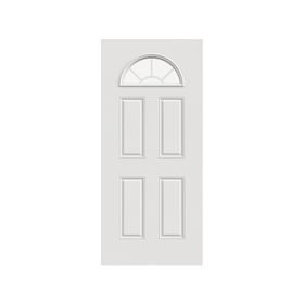 Puerta 75x200 cm Media luna blanco